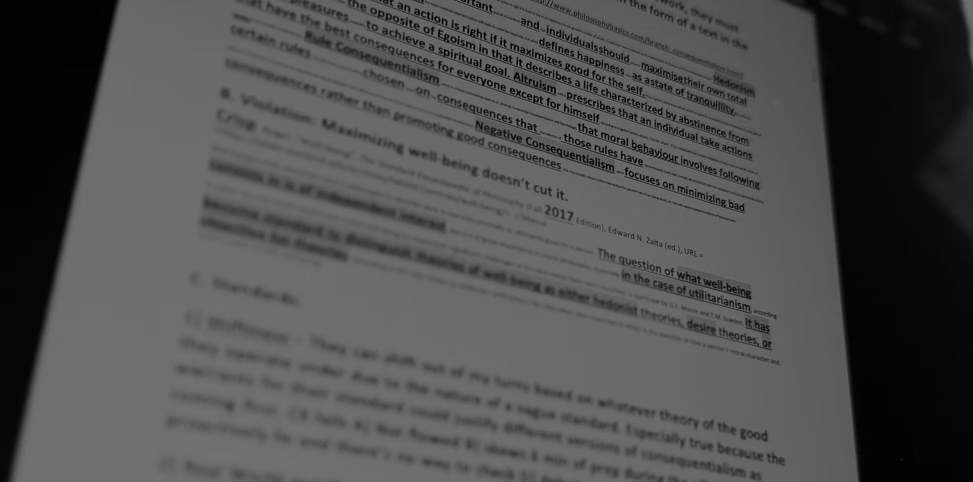 Dark background briefs